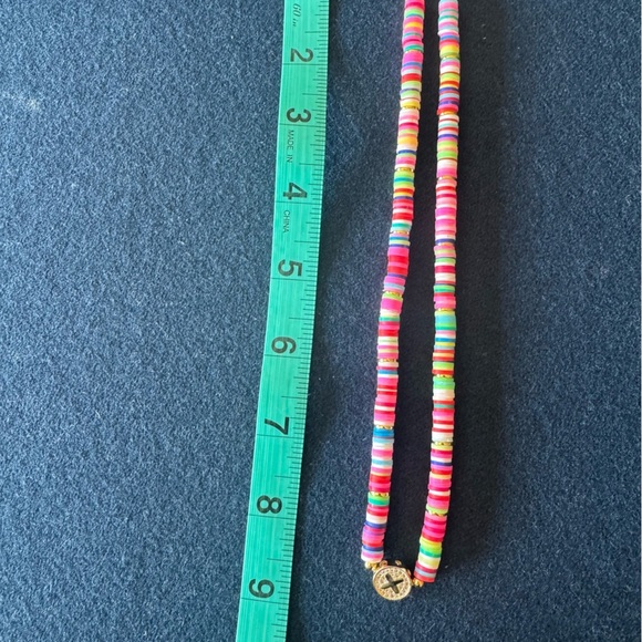 Wear BRACHA Colorful Beaded Initial Necklace- sold separately- this one is “X🩷 - Picture 9 of 14